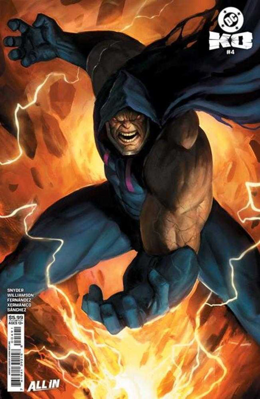 DC K.O. #4 COVER F AARON BARTLING DARKSEID CARD STOCK VARIANT (DC 2026) Comic