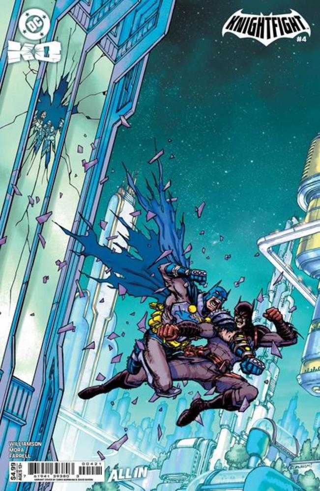 DC K.O. KNIGHTFIGHT #4 COVER B CHRIS BURNHAM CARD STOCK VARIANT (DC 2026) Comic