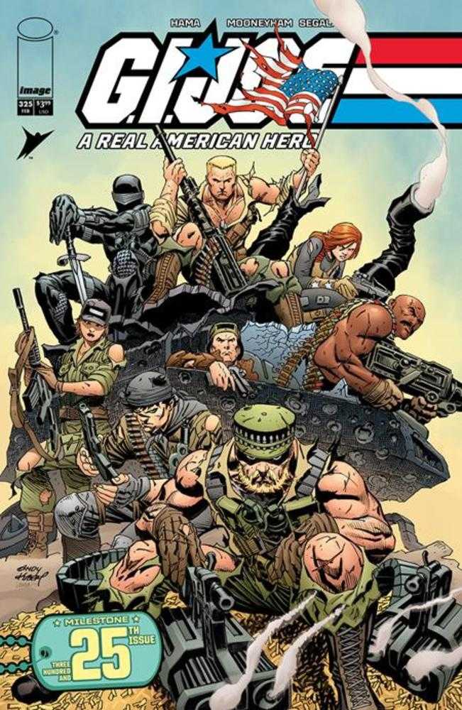 G.I. JOE A REAL AMERICAN HERO #325 COVER A ANDY KUBERT & LAURA MARTIN