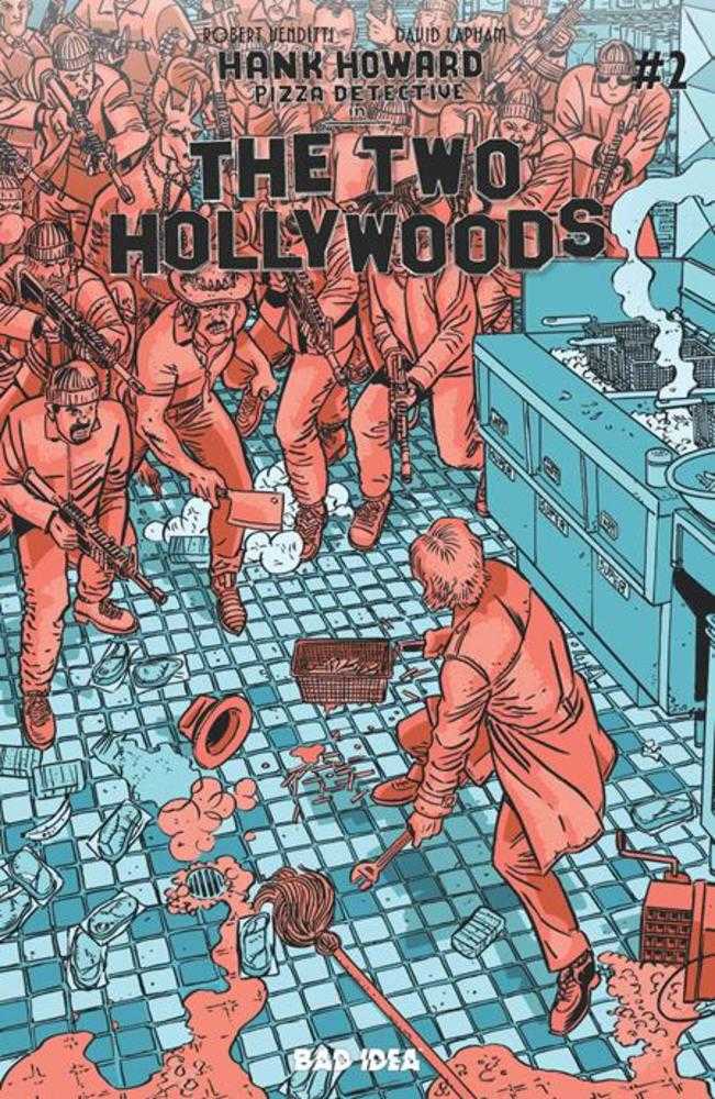 HANK HOWARD PIZZA DETECTIVE THE TWO HOLLYWOODS #2 COVER B DAVID LAPHAM VARIANT