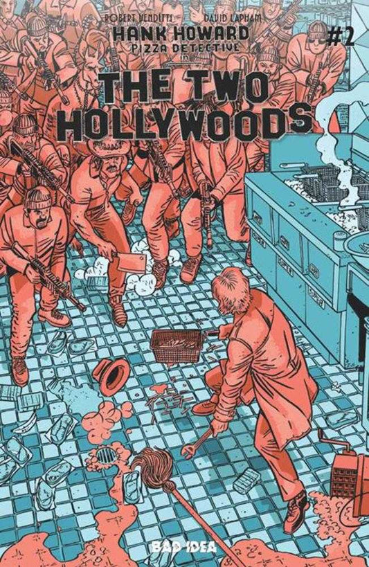 HANK HOWARD PIZZA DETECTIVE THE TWO HOLLYWOODS #2 COVER B DAVID LAPHAM VARIANT
