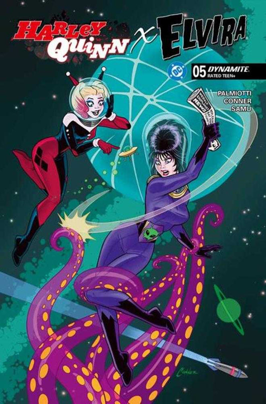 HARLEY QUINN X ELVIRA #5 COVER A AMANDA CONNER TENTACLES (2026) Comic