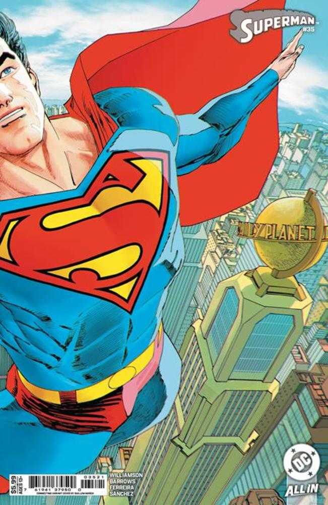 SUPERMAN #35 COVER B GUILLEM MARCH CONNECTING CARD STOCK VARIANT (DC K.O.)