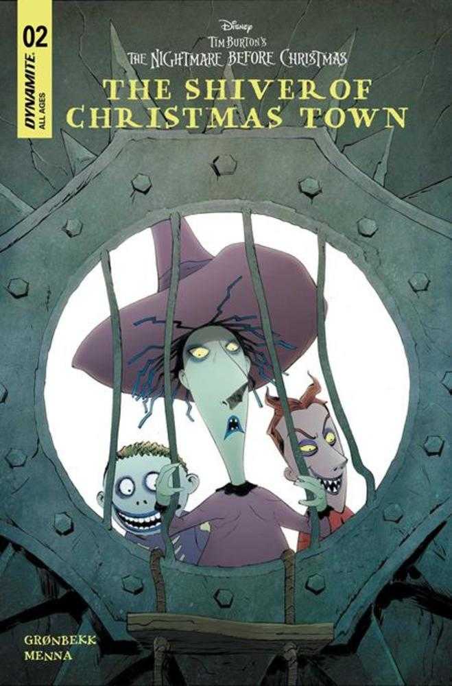 TIM BURTONS THE NIGHTMARE BEFORE CHRISTMAS THE SHIVER OF CHRISTMAS TOWN #2 COVER A