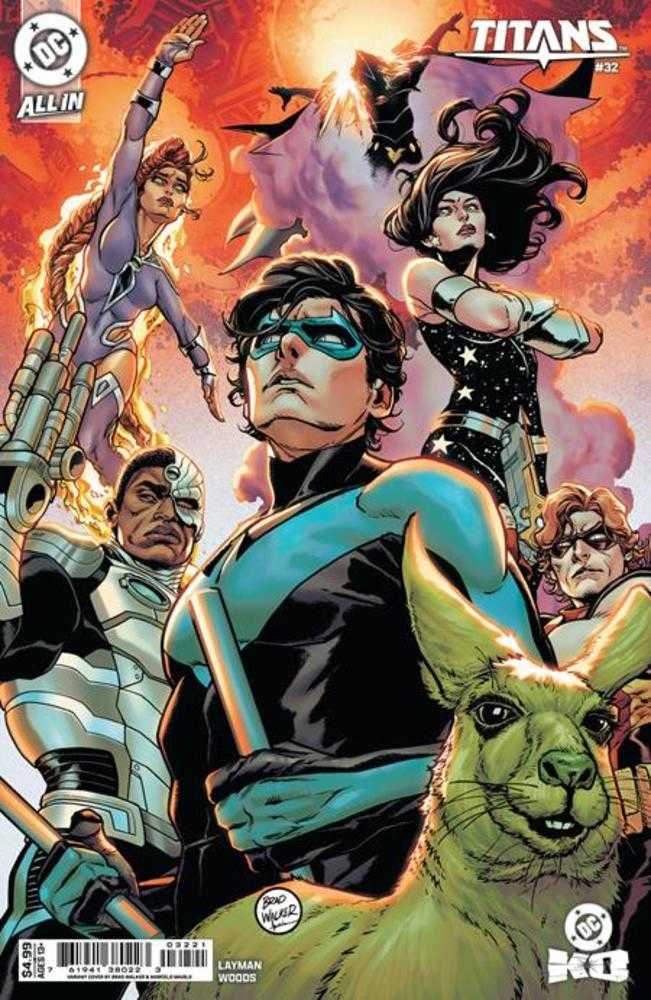 TITANS #32 COVER B BRAD WALKER CARD STOCK VARIANT (DC K.O.) (DC 2026) Comic
