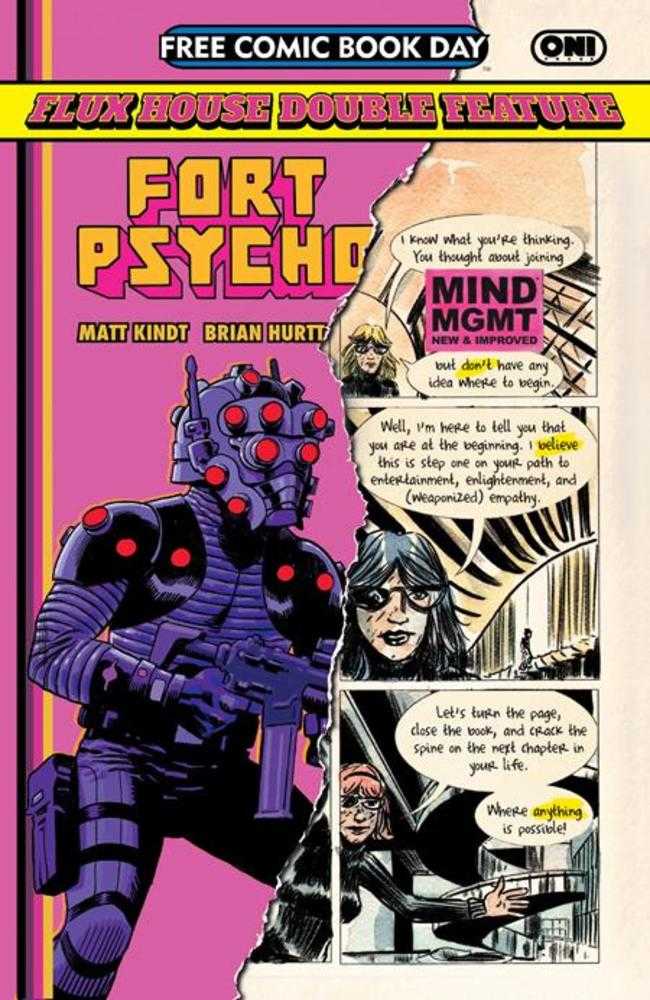 FREE COMIC BOOK DAY / COMICS GIVEAWAY DAY 2026  MIND MANAGEMENT FORT PSYCHO SPECIAL