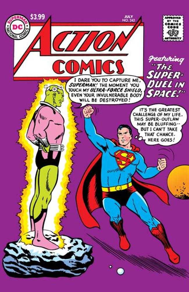 ACTION COMICS #242 FACSIMILE EDITION COVER A CURT SWAN (DC 2026) 1st Print Comic