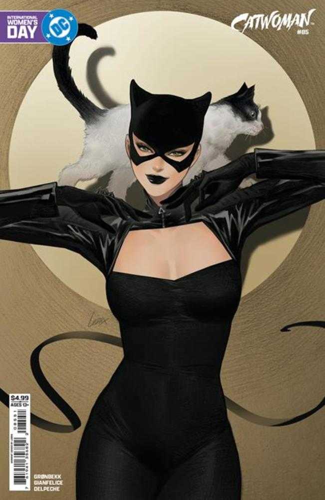 CATWOMAN #85 COVER E LESLEY LEIRIX LI INTERNATIONAL WOMEN™S DAY CARD STOCK VAR
