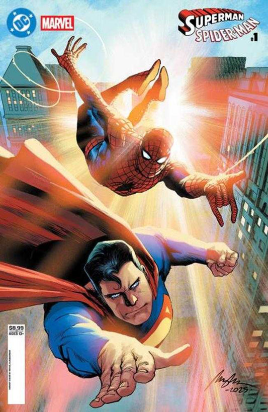 DC MARVEL SUPERMAN SPIDER-MAN #1 (ONE SHOT) COVER C RAFAEL ALBUQUERQUE CARD STOCK