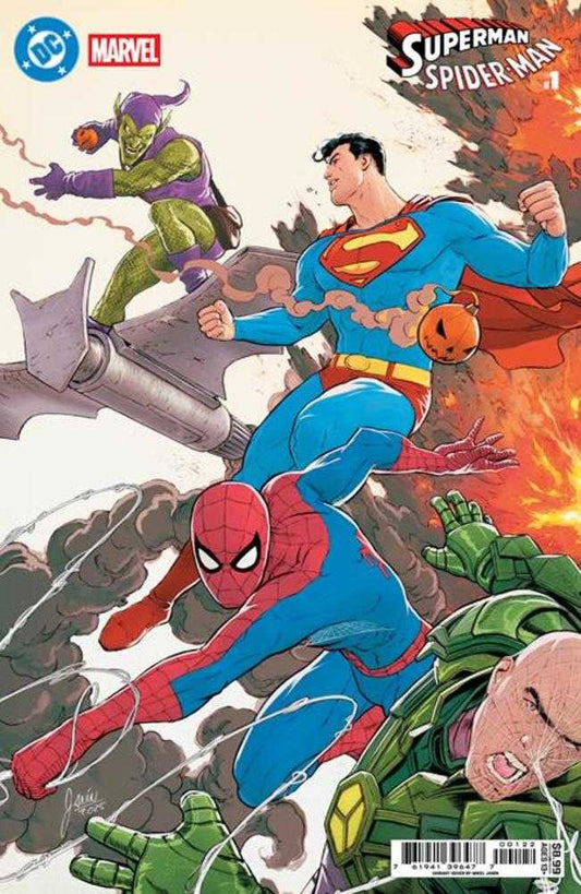 DC MARVEL SUPERMAN SPIDER-MAN #1 (ONE SHOT) COVER J MIKEL JANIN SUPERMAN & SPIDER-MAN