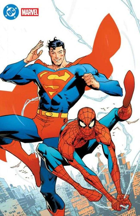 DC MARVEL SUPERMAN SPIDER-MAN #1 (ONE SHOT) COVER Y JORGE JIMENEZ FOIL VARIANT