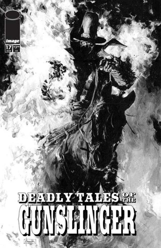 DEADLY TALES OF THE GUNSLINGER SPAWN #17 COVER B PATRIC REYNOLDS BLACK & WHITE VAR