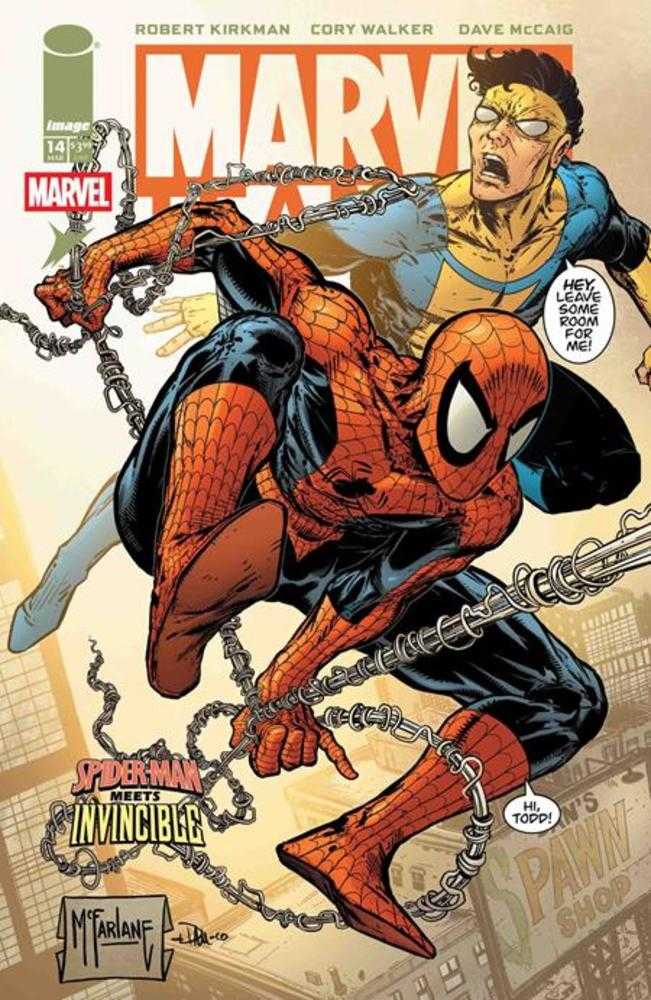 MARVEL TEAMUP #14 FACSIMILE EDITION COVER D TODD MCFARLANE & DAVE MCCAIG VARIANT Comic