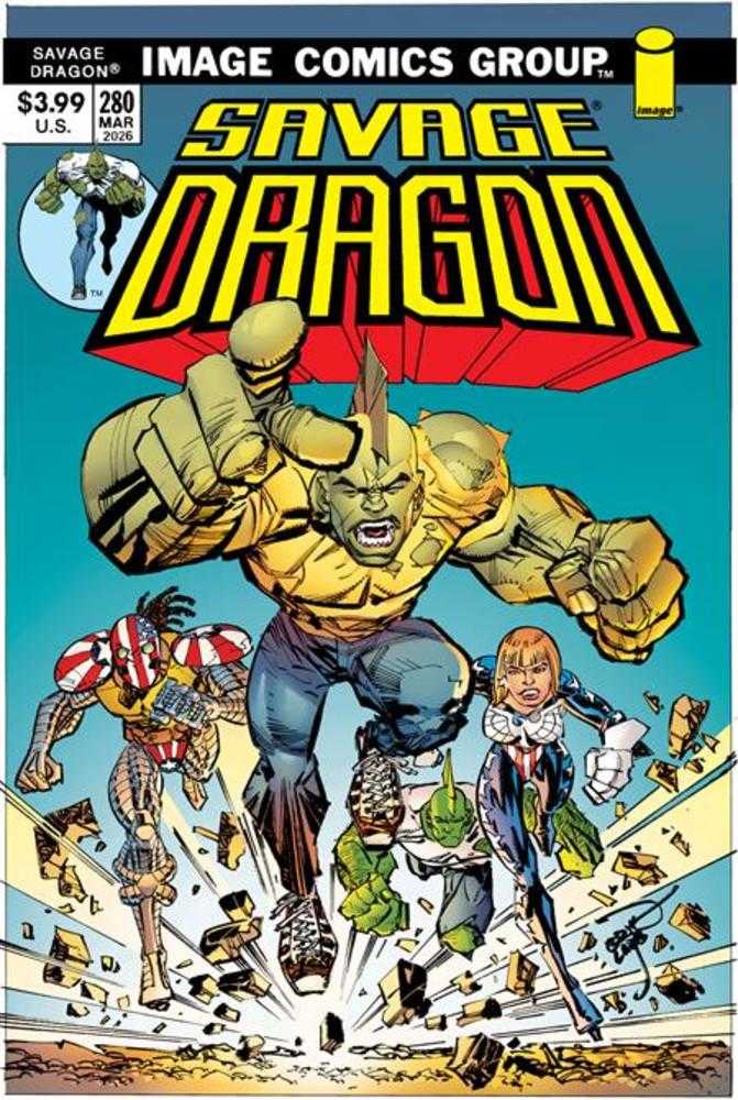 SAVAGE DRAGON #280 COVER B ERIK LARSEN 70 S TRADE DRESS VARIANT (MATURE)