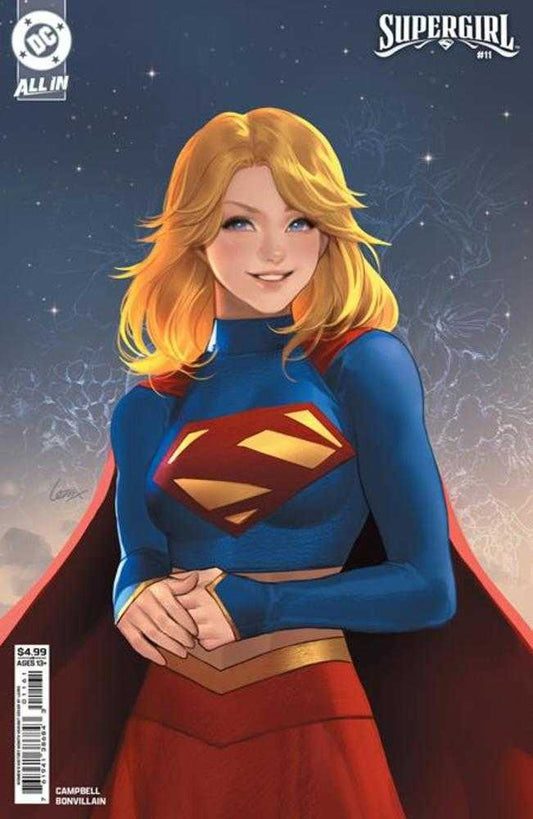 SUPERGIRL #11 COVER E LESLEY LEIRIX LI INTERNATIONAL WOMEN™S DAY CARD STOCK VAR