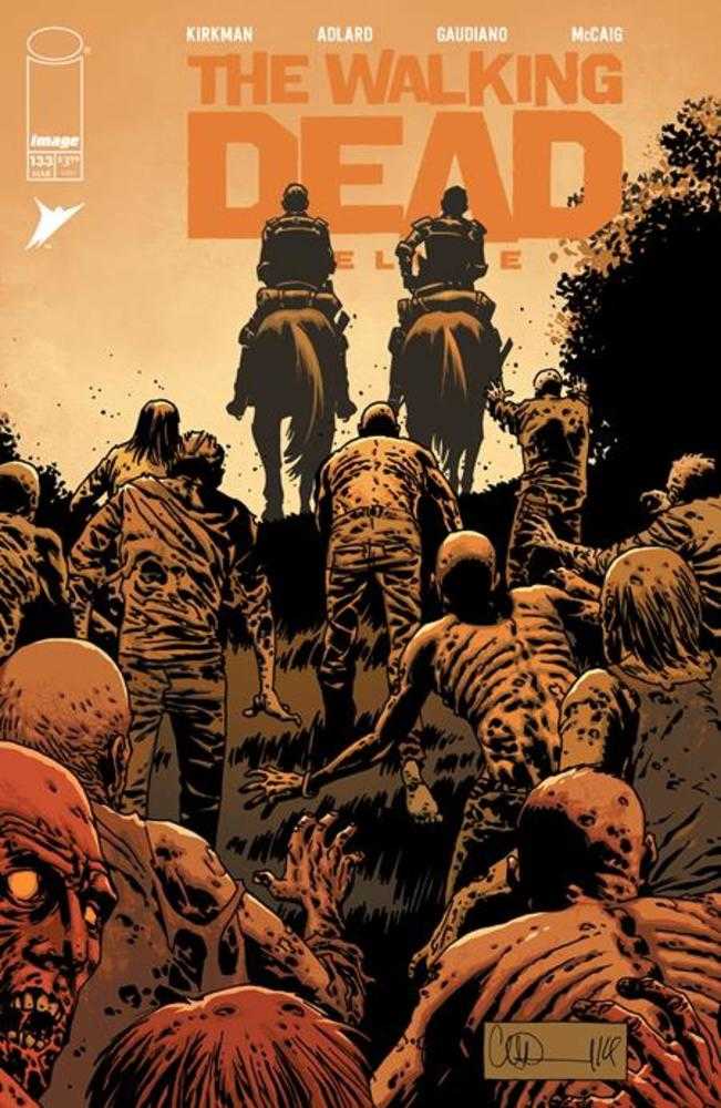 WALKING DEAD DELUXE #133 COVER B CHARLIE ADLARD & MAVE MCCAIG VARIANT (MATURE)