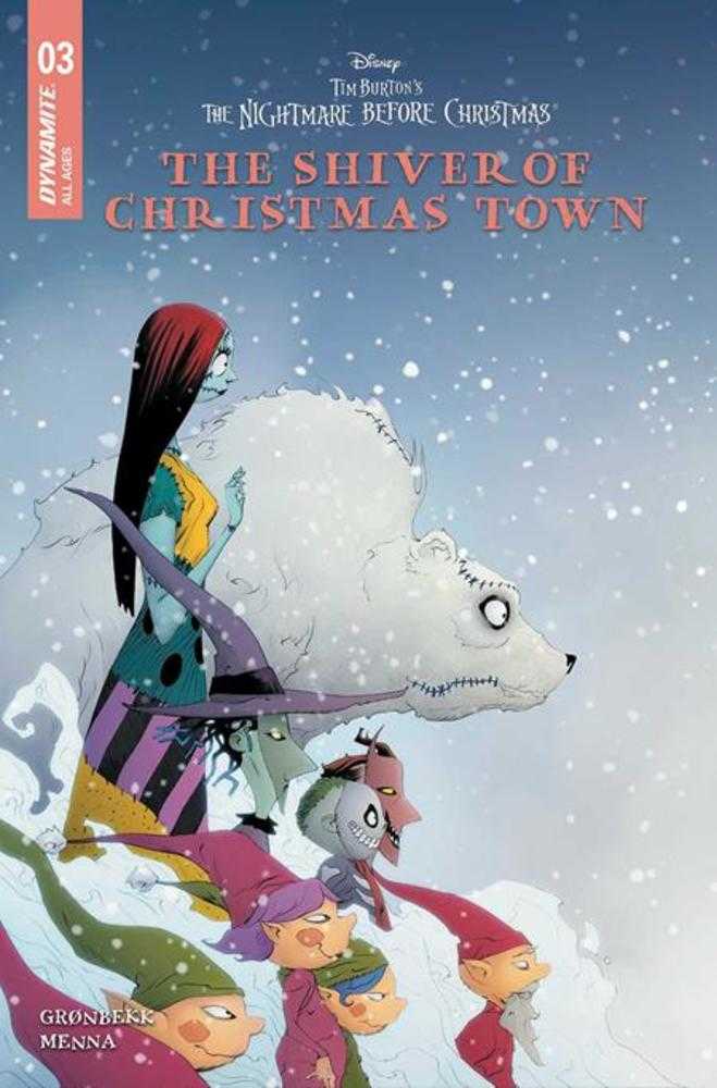 TIM BURTONS THE NIGHTMARE BEFORE CHRISTMAS THE SHIVER OF CHRISTMAS TOWN #3 COVER A