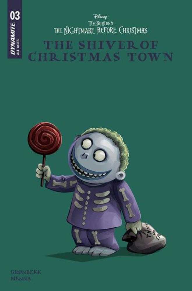 TIM BURTONS THE NIGHTMARE BEFORE CHRISTMAS THE SHIVER OF CHRISTMAS TOWN #3 COVER D