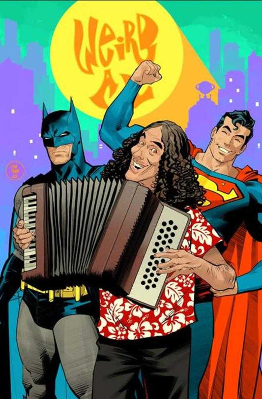 BATMAN SUPERMAN WORLDS FINEST #50 COVER G DAN MORA WEIRD AL YANKOVIC CAMEO