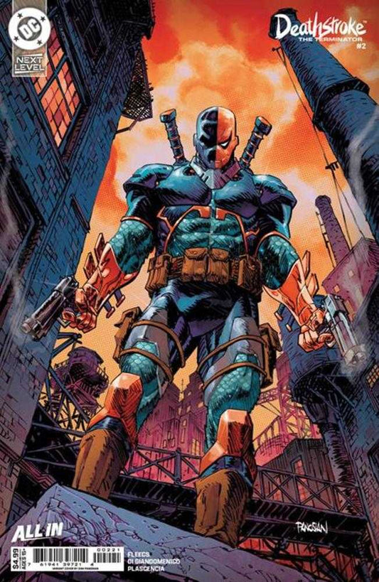 DEATHSTROKE THE TERMINATOR #2 COVER B DAN PANOSIAN CARD STOCK VARIANT