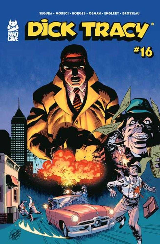 DICK TRACY #16 COVER A GERALDO BORGES MARK ENGLERT (Mad Cave Studios 2026) Comic