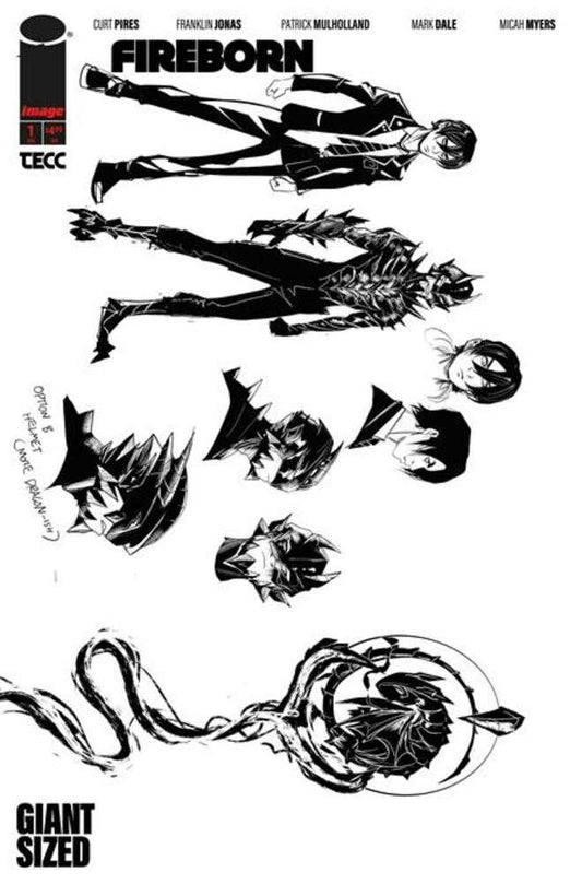 FIREBORN #1 COVER F INC 1:15 PATRICK MULHOLLAND DESIGN VARIANT (2026) Comic