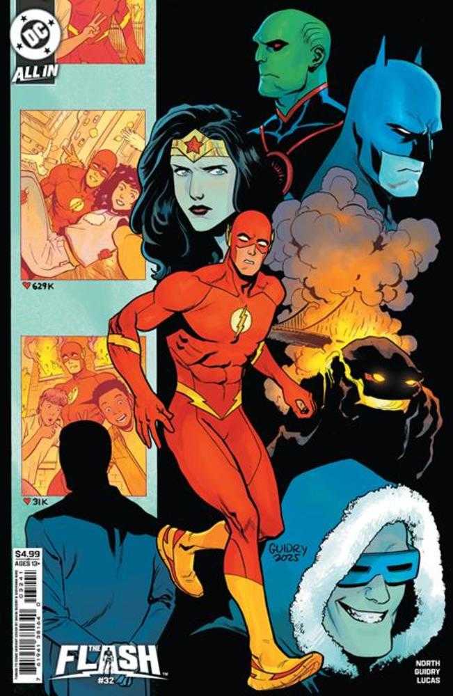FLASH #32 COVER D GAVIN GUIDRY THINGS TO COME CARD STOCK VARIANT (DC 2026) Comic