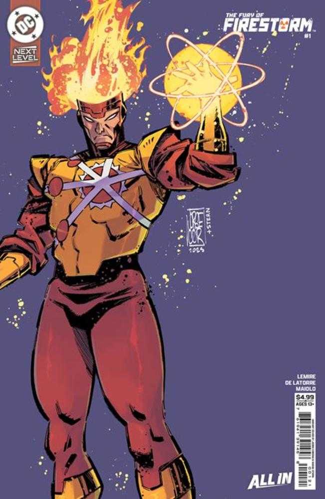 FURY OF FIRESTORM #1 COVER D JORGE CORONA NEXT LEVEL CARD STOCK VARIANT