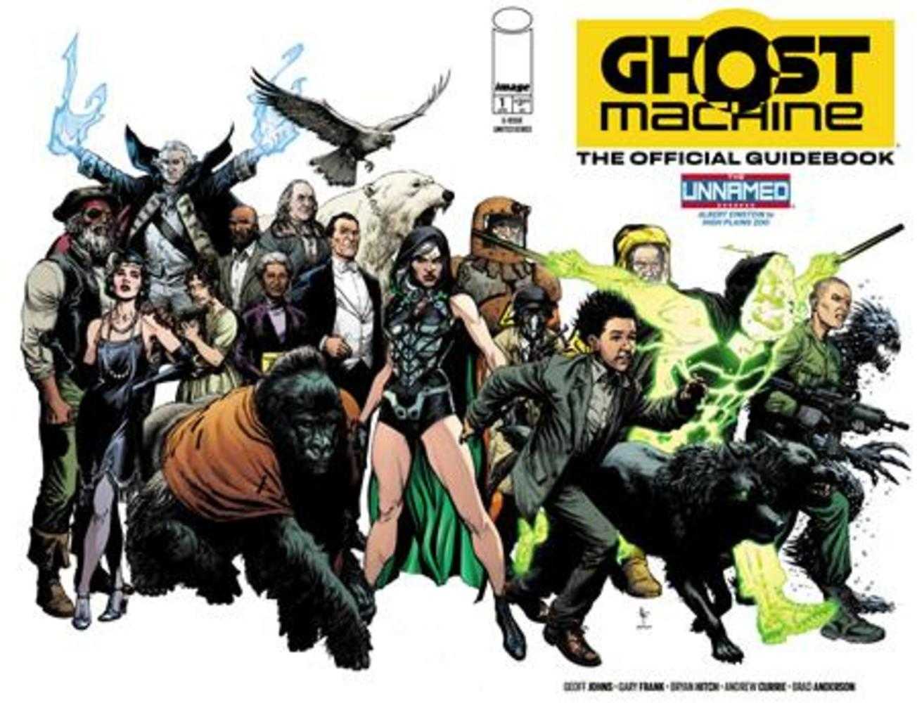 GHOST MACHINE THE OFFICIAL GUIDEBOOK #1 COVER A GARY FRANK & BRAD ANDERSON WRAPAROUND
