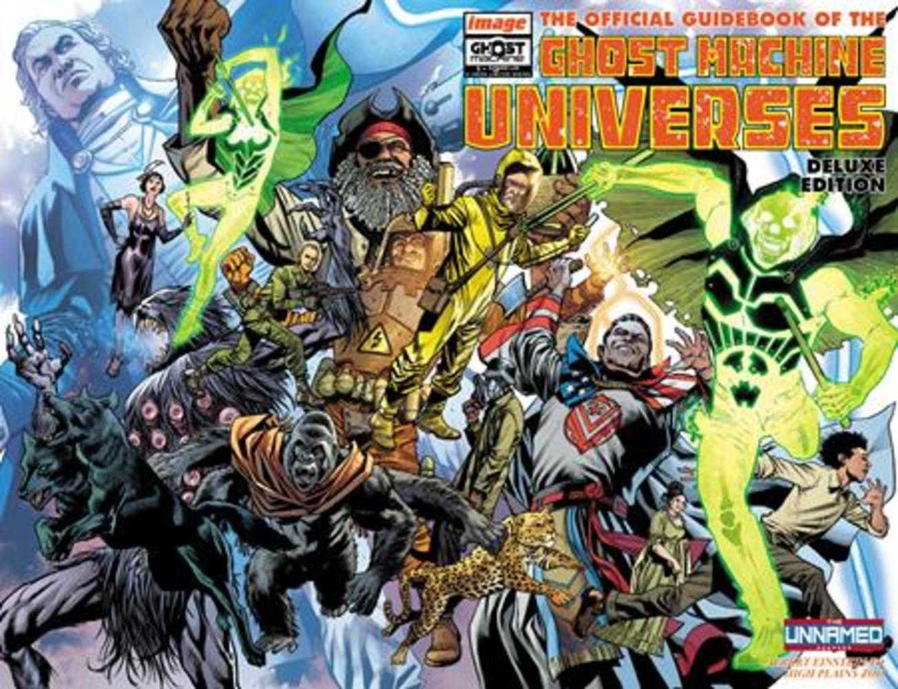 GHOST MACHINE THE OFFICIAL GUIDEBOOK #1 COVER B BRYAN HITCH & BRAD ANDERSON WRAPAROUND