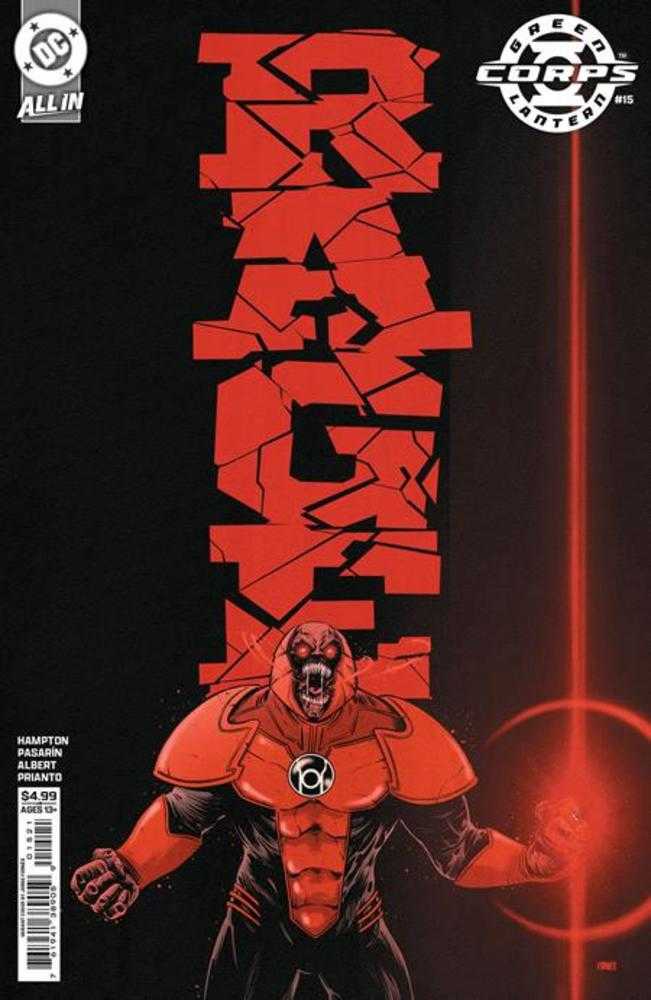 GREEN LANTERN CORPS #15 COVER B JORGE FORNES CARD STOCK VARIANT (DC 2026) Comic