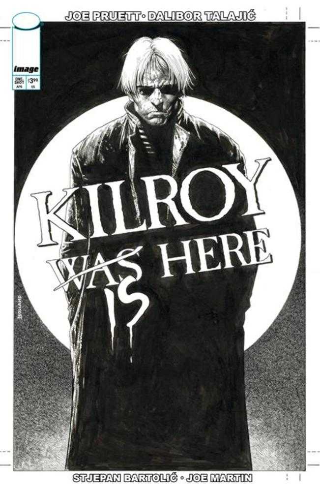 KILROY IS HERE (ONE SHOT) COVER B BRIAN BOLLAND BLACK & WHITE VARIANT