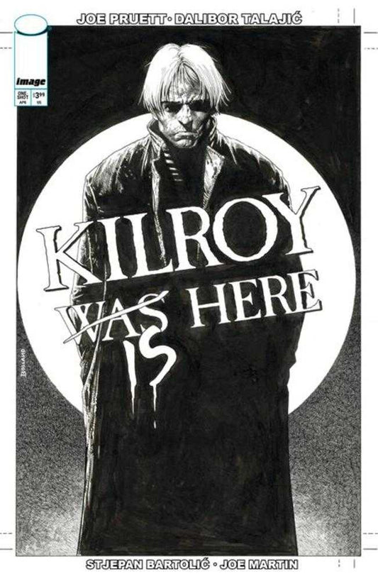 KILROY IS HERE (ONE SHOT) COVER B BRIAN BOLLAND BLACK & WHITE VARIANT