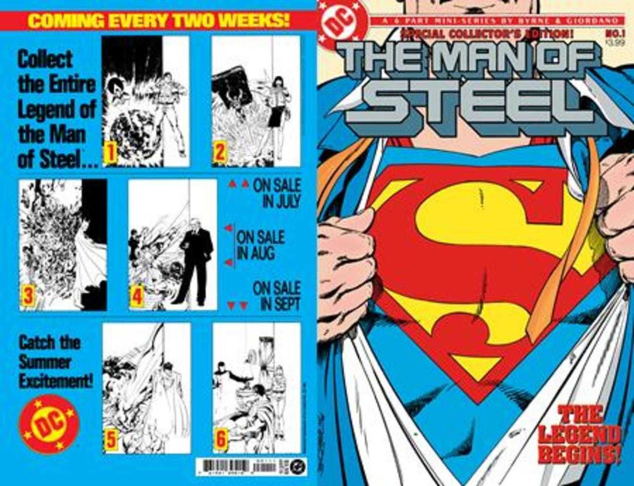 MAN OF STEEL #1 FACSIMILE EDITION COVER A JOHN BYRNE (DC 2026) 1st Print Comic