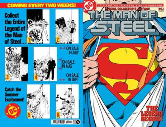 MAN OF STEEL #1 FACSIMILE EDITION COVER A JOHN BYRNE (DC 2026) 1st Print Comic