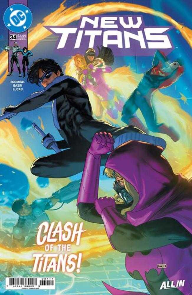 NEW TITANS #34 COVER A TAURIN CLARKE (DC 2026) 1st Print Comic