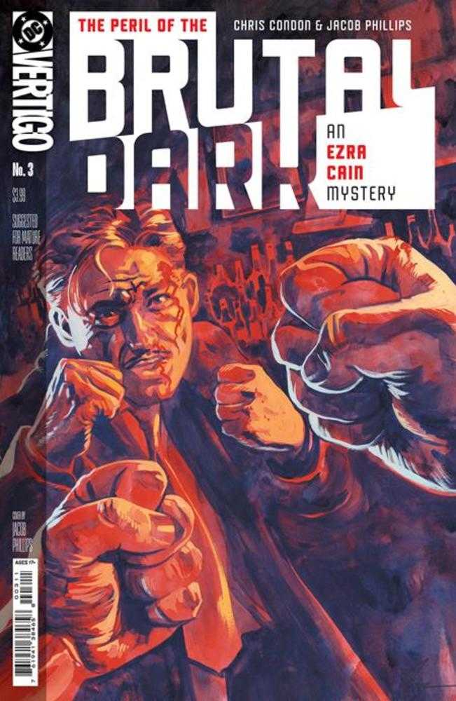 THE PERIL OF THE BRUTAL DARK AN EZRA CAIN MYSTERY #3 COVER A JACOB PHILLIPS