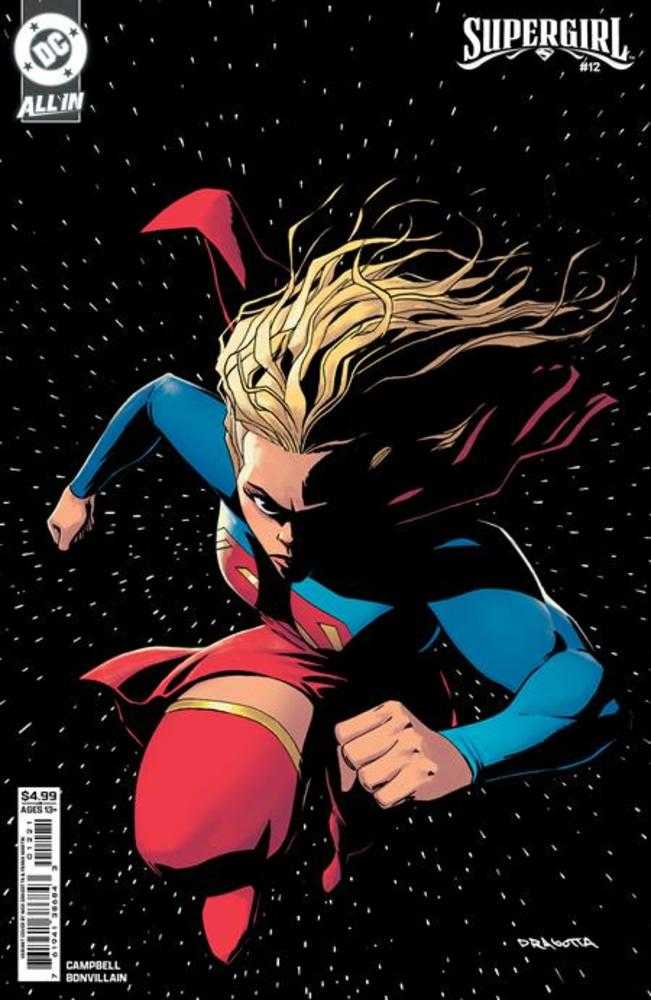 SUPERGIRL #12 COVER B NICK DRAGOTTA CARD STOCK VARIANT (THE REIGN OF THE SUPERBOYS)