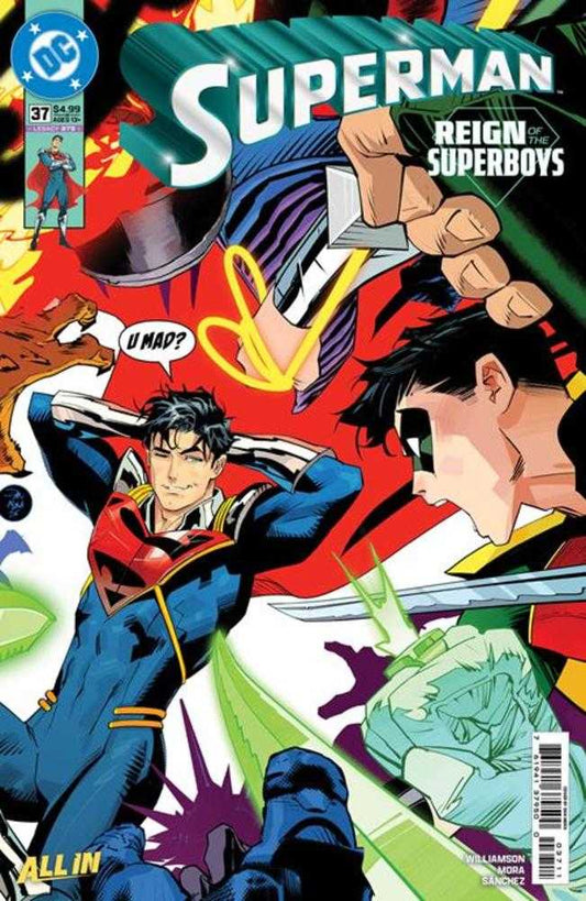 SUPERMAN #37 COVER A DAN MORA (THE REIGN OF THE SUPERBOYS) (DC 2026) Comic
