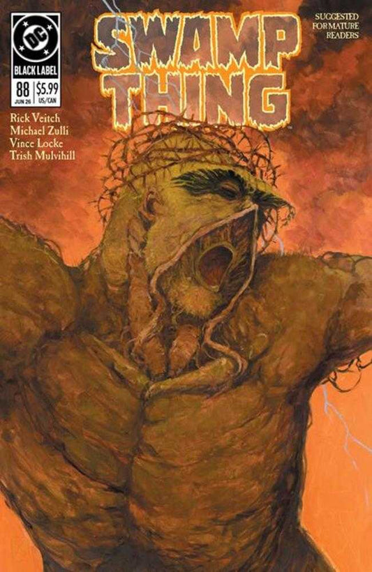 SWAMP THING 1989 #1 COVER B MICHAEL ZULLI CARD STOCK VARIANT (MATURE)