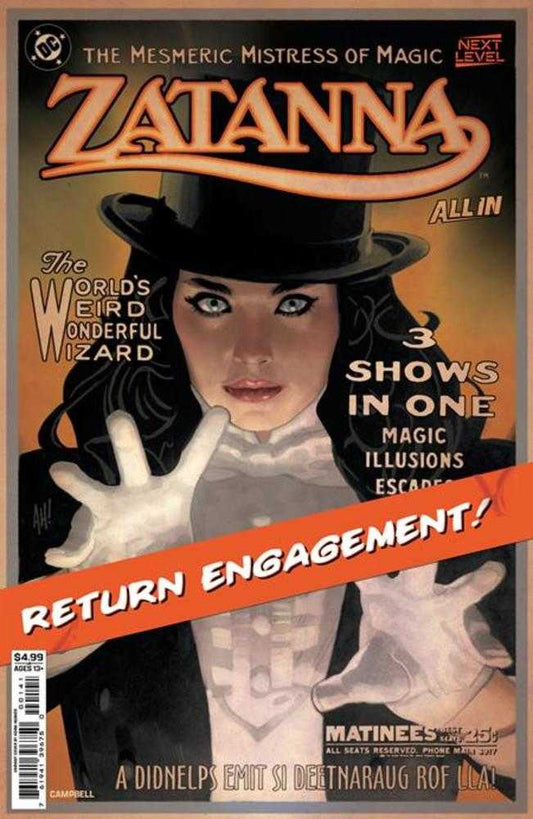 ZATANNA (2026) #1 COVER C ADAM HUGHES CARD STOCK VARIANT (DC 2026) Comic