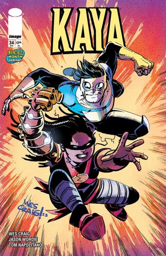 KAYA #34 COVER C WES CRAIG INVINCIBLE TEAM UP VARIANT (Image 2026) Comic