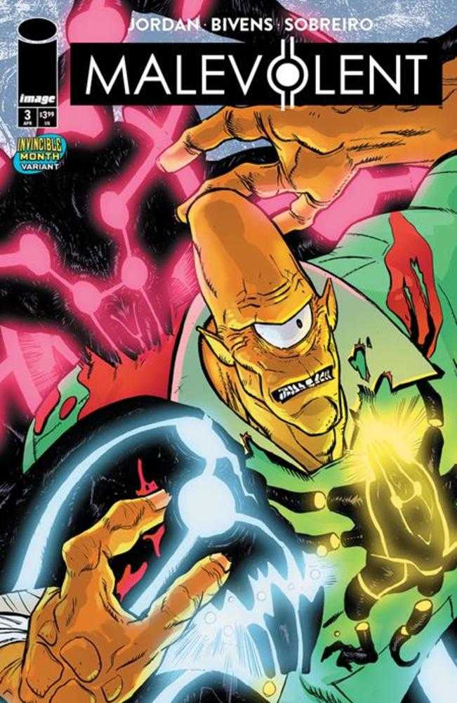 MALEVOLENT #3 COVER B JOHN BIVENS & FELIPE SOBREIRO INVINCIBLE TEAM UP VARIANT