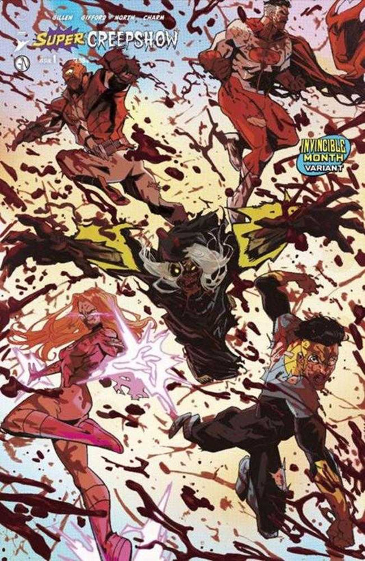 SUPER CREEPSHOW #1 COVER E ROSSI GIFFORD INVINCIBLE TEAM UP VARIANT (MATURE)