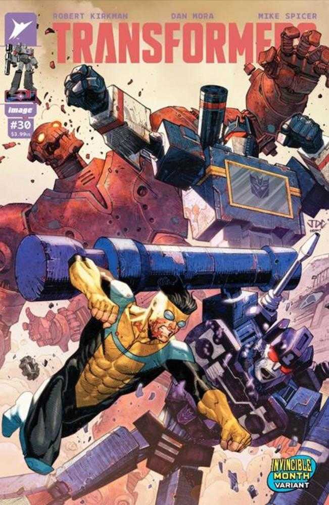 TRANSFORMERS #30 COVER F JOSH CASSARA INVINCIBLE TEAM UP VARIANT (2026) Comic