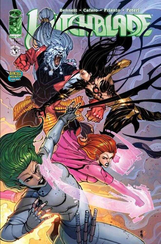 WITCHBLADE #19 COVER E GUISEPPE CAFARO & ARIF PRIANTO INVINCIBLE TEAM UP VARIANT