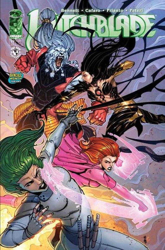WITCHBLADE #19 COVER E GUISEPPE CAFARO & ARIF PRIANTO INVINCIBLE TEAM UP VARIANT