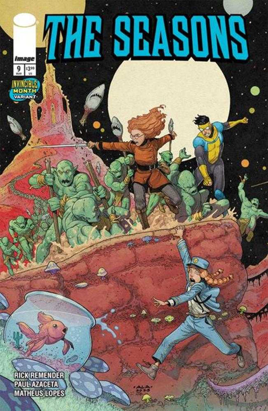 SEASONS #9 COVER C ANDRE LIMA ARAUJO & MIKE SPICER INVINCIBLE TEAM UP VARIANT