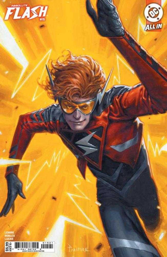 ABSOLUTE FLASH #15 COVER B DAVIDE PARATORE CARD STOCK VARIANT (DC 2026) Comic