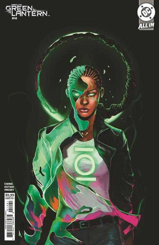 ABSOLUTE GREEN LANTERN #14 COVER B TAJ TENFOLD CARD STOCK VARIANT (2026) Comic